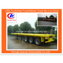 Adr 3 Eixo 40feet Reboque Flatbed Semi Reboques Flatbed Trailer 40feet Reboque Flat Flat Flat Deck